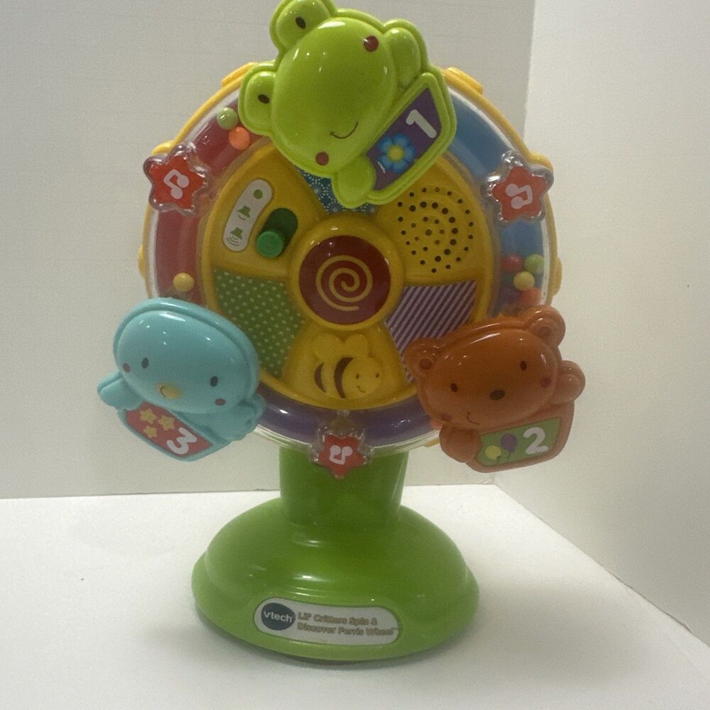 VTech Lil' Critters Spin & Discover Ferris Wheel Baby Activity Toy Suction Cup